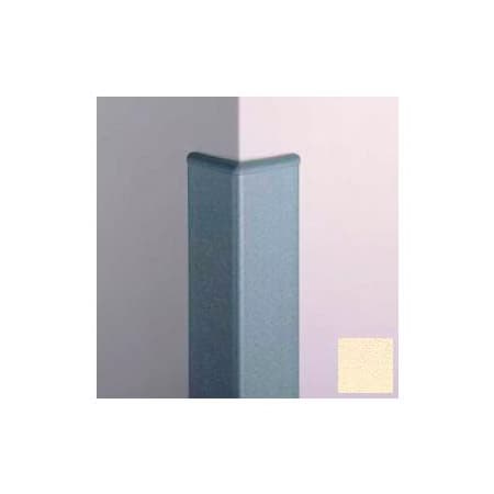 Pawling Surface Mounted Corner Guard 90Deg, 3'' Wings, 8'H W/Caps, Pale Yellow CG-10R-8-263